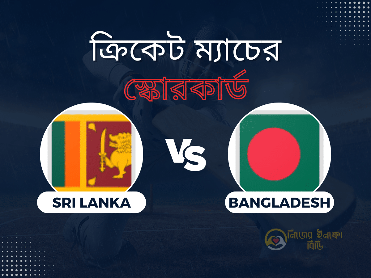 শ্রীলঙ্কা জাতীয় ক্রিকেট দল বনাম বাংলাদেশ জাতীয় ক্রিকেট দল ম্যাচের স্কোরকার্ড