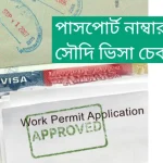 পাসপোর্ট নাম্বার দিয়ে সৌদি ভিসা চেক করার নিয়ম - New Update পাসপোর্ট নাম্বার দিয়ে সৌদি ভিসা চেক করার সঠিক নিয়ম